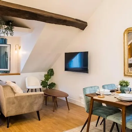 Apartament Spacious In Hyper Center - Smart Tv & Wifi - 4p Paryż