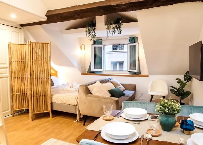 Spacious In Hyper Center - Smart Tv & Wifi - 4p Apartament Paryż