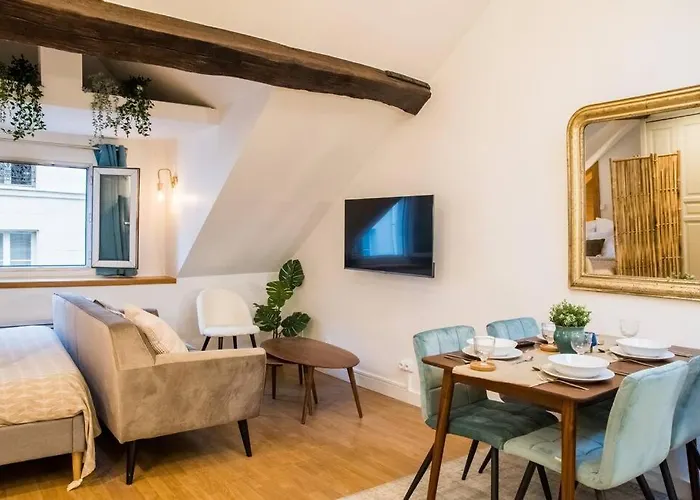 Apartmán Spacious In Hyper Center - Smart Tv & Wifi - 4p Paříž